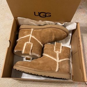 Women’s mini chestnut UGGS